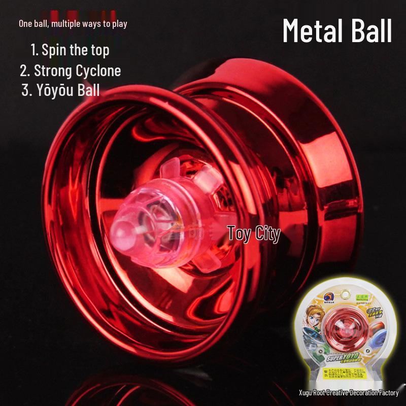 Miracle Girl Luminous Metal Yo-Yo with Automatic Retraction for Kids