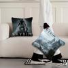 E-Elder S-Scrolls V Skyrim Poszewka na poduszkę Dom Sofa Salon Biuro Sklep Pokrowiec Nadruk Komfort Dekoracja Nordic Simplicity