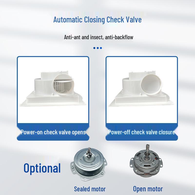 Ceiling-Mounted Exhaust Ventilation Fan for Kitchen, Bathroom, and Bedroom