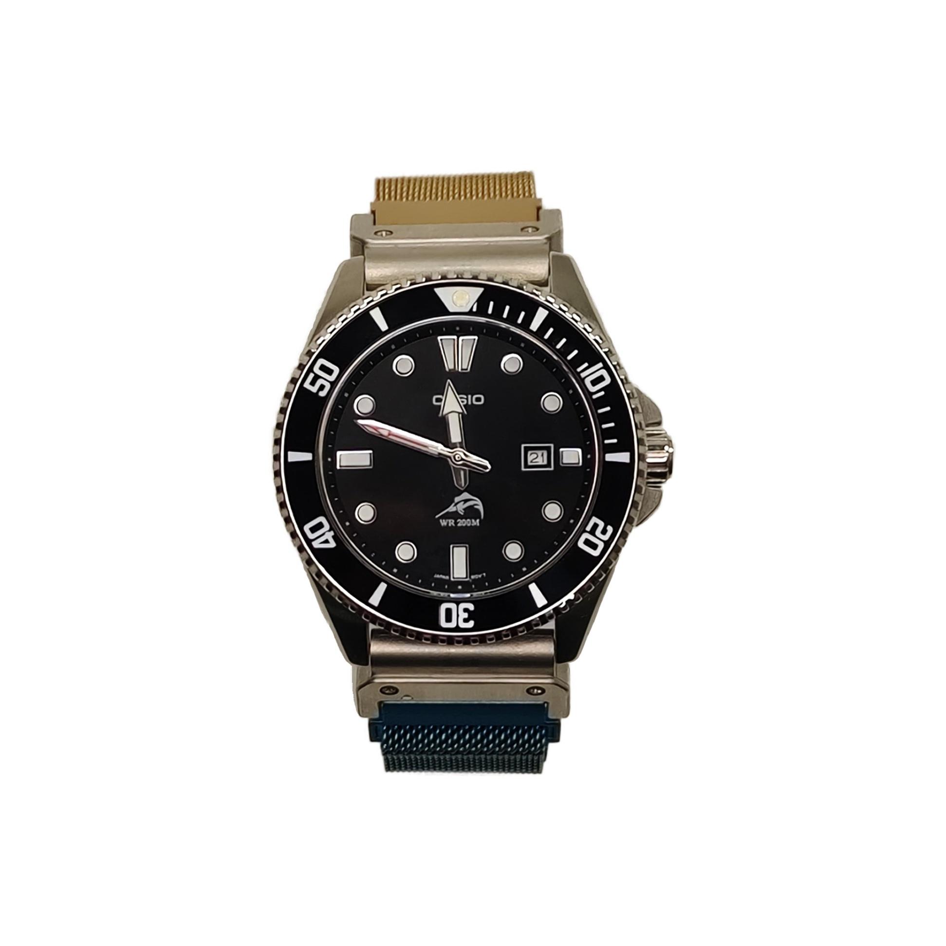 CASIO Unisex YOUTH Watch 48.5mm Black Watch MDV106-1A(Watch3--) Regular Watch Box