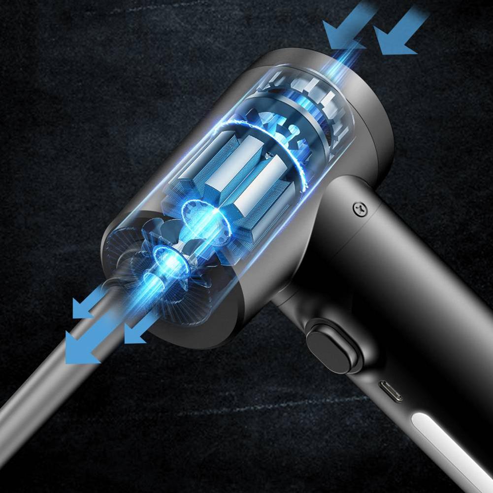 Wireless Portable Car Air Pump 50000 Rpm Outdoor Blowing And Suction Dual-purpose Dust Blower Household Swimming Pool Air Pump