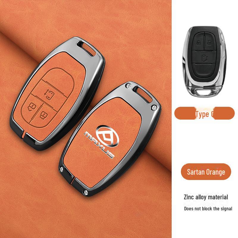 Capa de Chave SAIC Maxus D90 para Carro Maxus G50 2019 Feminino, Carcaça de Metal de Alta Qualidade com Fivela.