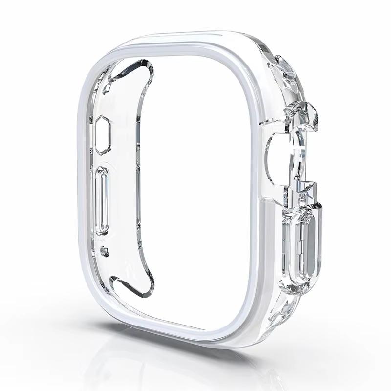 PC Protective Case For Apple Watch Ultra 2 49mm 11 10 9 8 7 6 5 SE Screen Anti-falling Cover Shell iWatch 46mm 42mm 45mm 41/44mm