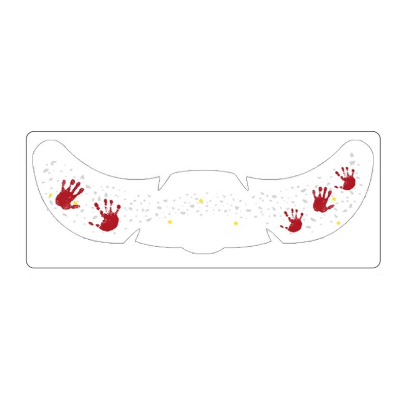 1Pcs Laser Halloween Freckle Tattoo Patch,Temporary Tattoo Stickers Hot Stamping Freckles Makeup Patches Face Makeup