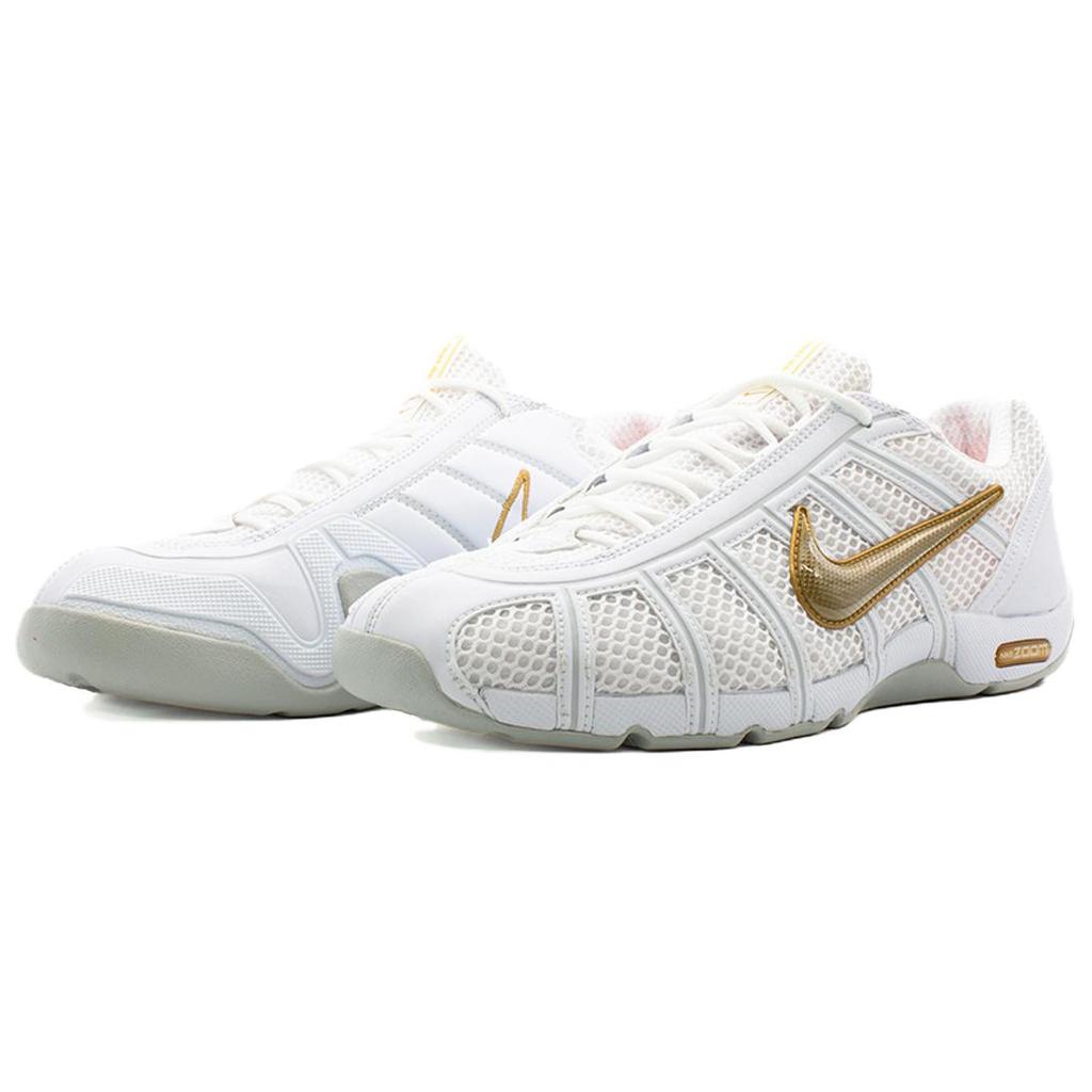 Nike Air Zoom Fencer Comfortable Versatile Durable Breathable Supportive Lightweight Training Shoes Unisex Sneakers White Platinum 321088-107