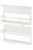 ELECOM Refrigerator Side Kitchen Can Be Installed Separately On Top and Can Store Can Store Large Kitchen Comes with 6 Can Hold 2kg KAWRGSLMGAWH Rack,