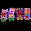 LED Glow LED Glow Hair Bands Photographic Headwear New Year Headdress  Decorations