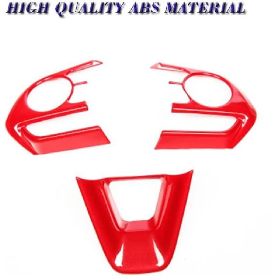BOYOUS 3PCS ABS Molding Trim Sticker Cover Auto Accessories Interior Decoration for Toyota RAV4 2019 2020 2021 2022 2023 2024 2025, Not Fit Rav4