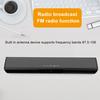 BS-28A Tragbarer Bluetooth-kompatibler Stereo-Lautsprecher UKW-Radio TF-Karte Heimkino-Soundbar
