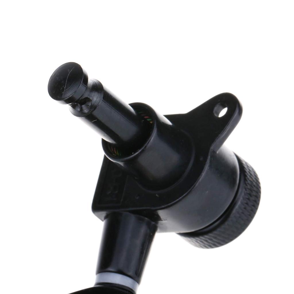 Musiclily Pro 3+3 Gitarren Locking Mechaniken für Les Paul E- und Akustikgitarren, Schwarz