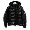 Used MAYADown Jacket Shiny Black Nylon Mens