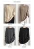 100% Pure Wool Women's Round Neck Knit Sweater - Long Sleeve, Loose, Lazy Style for Autumn/Winter