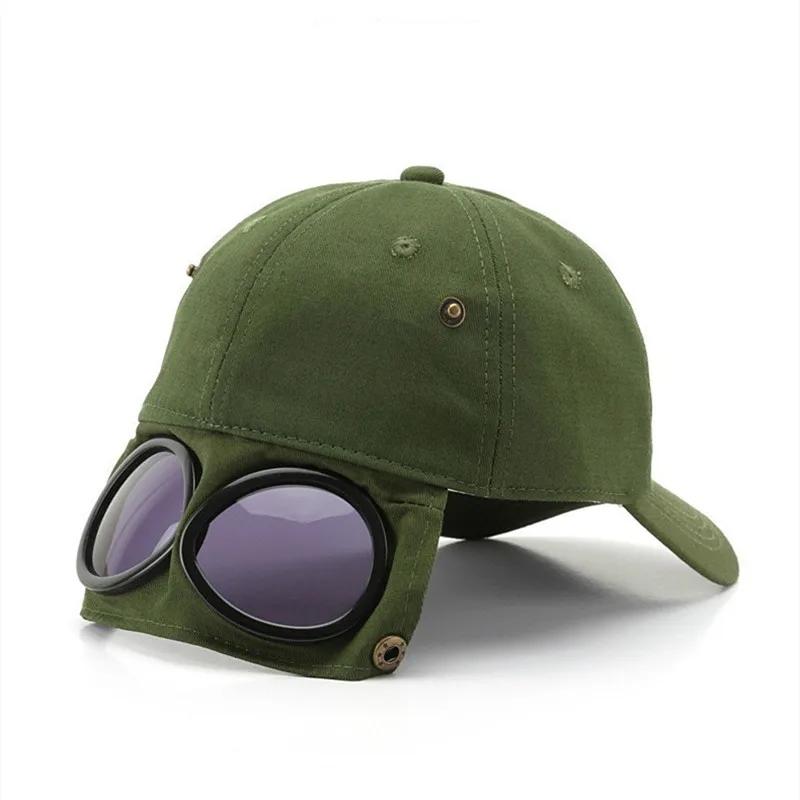 New Fashion Hat Summer Personality Glasses Baseball Caps Female Unisex Sunglasses Cap Male Cap Baseballcap Boys Cap