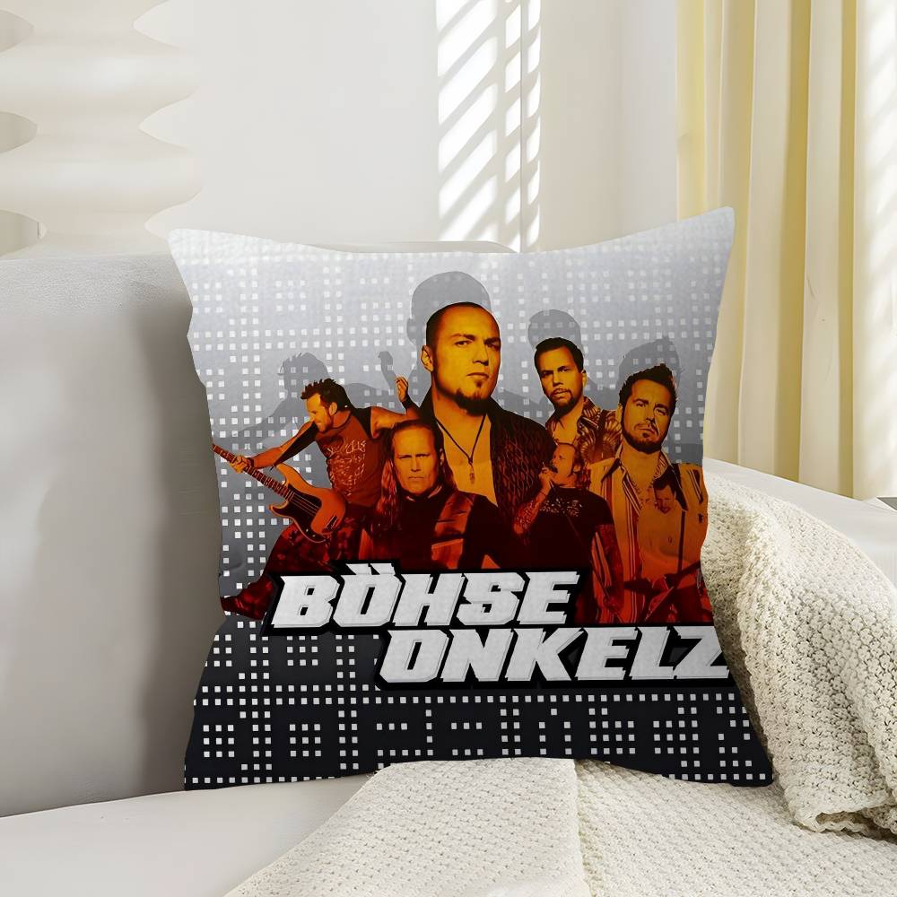 BBohse OOnkelz Band Cushion Cover Car Throw Pillow Case For Sofa Car Christmas Gift xcm xcm