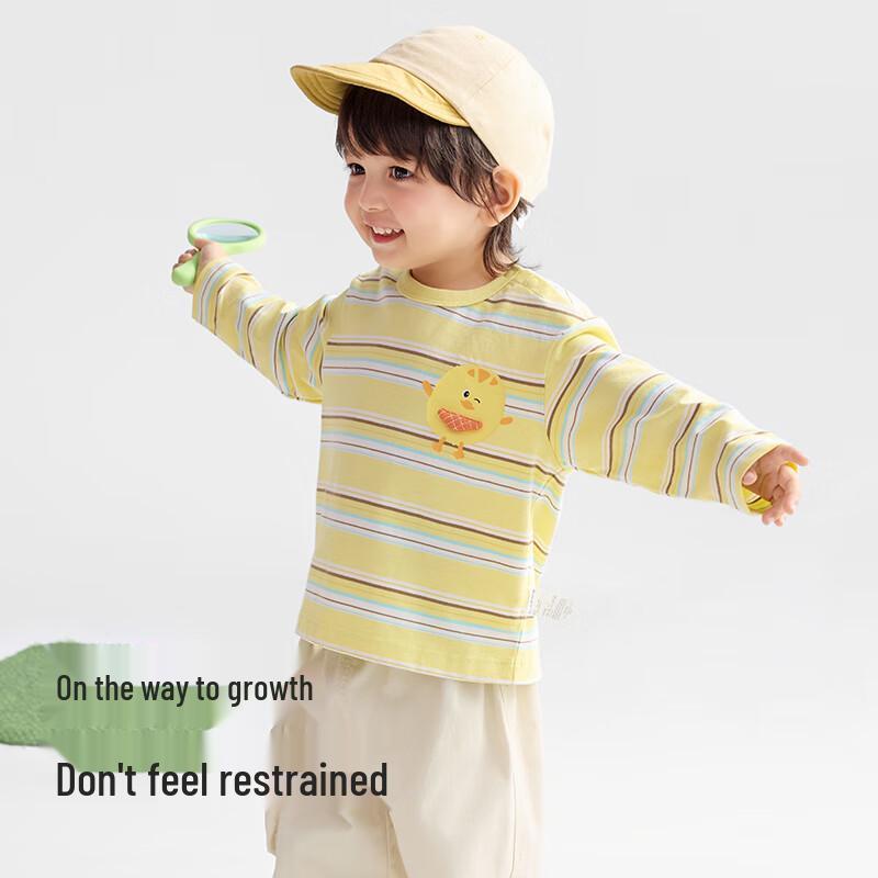 Balabala Baby Long-Sleeve Cotton T-Shirt 110