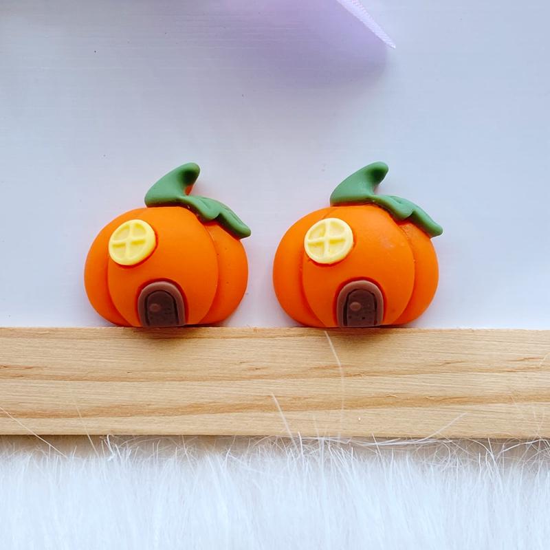 14Pcs New Cute Halloween Animals Flat Back Resin Cabochons Scrapbooking DIY Jewelry Craft Decoration Accessorie Q79