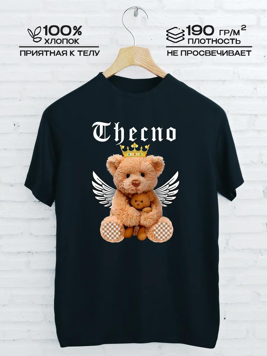 T-shirt with Thecno Bear Print 4XL
