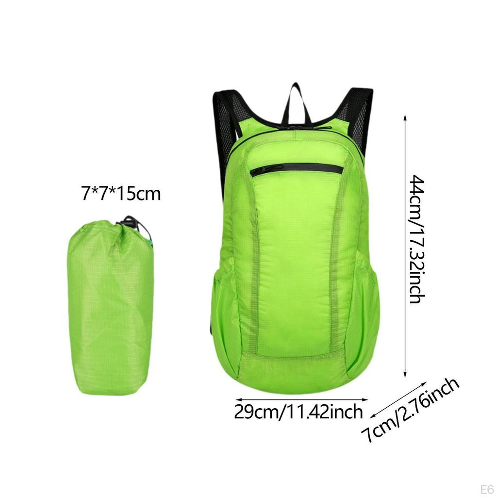 Foldable Backpack Lightweight Packable Water Resistant Casual Travel Daypack for