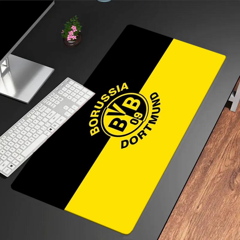 Bvb 09 Football Club mouse pad, rubber base, esports desk mat, mouse pad for gamers and office use, gaming desk , easy to clean mat
