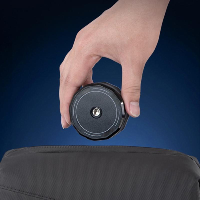 Heavy Duty Magnetic Suction Cup Adapter Base Supports 1kg Weight Capacity 60m Waterproof Rating for Action Camera Use