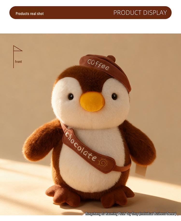 Graduation-Ceremony Penguin Plush Toy with Hood