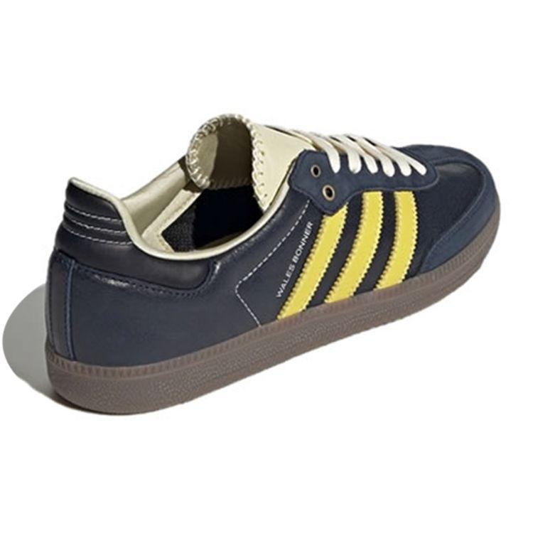 Adidas Wales Bonner X Samba Collegiate Navy Yellow Unisex Sneakers Blue Cream-White S42595