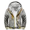 Mens Sweatshirt Hooded Autumn and Winter Men's Baseball Clothing Padded and Thickened Men's Jacket Warmth