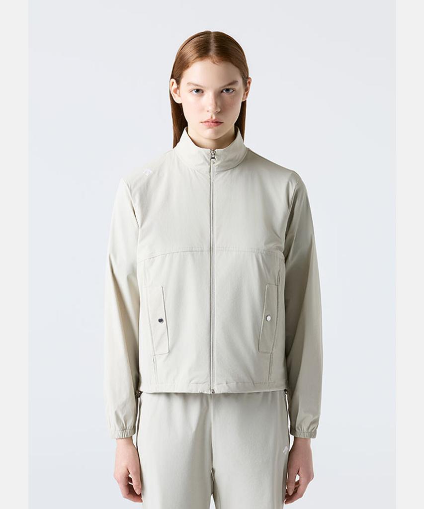 Descente Women'S Lined Woven Jacket Beige Sr122Pwt11