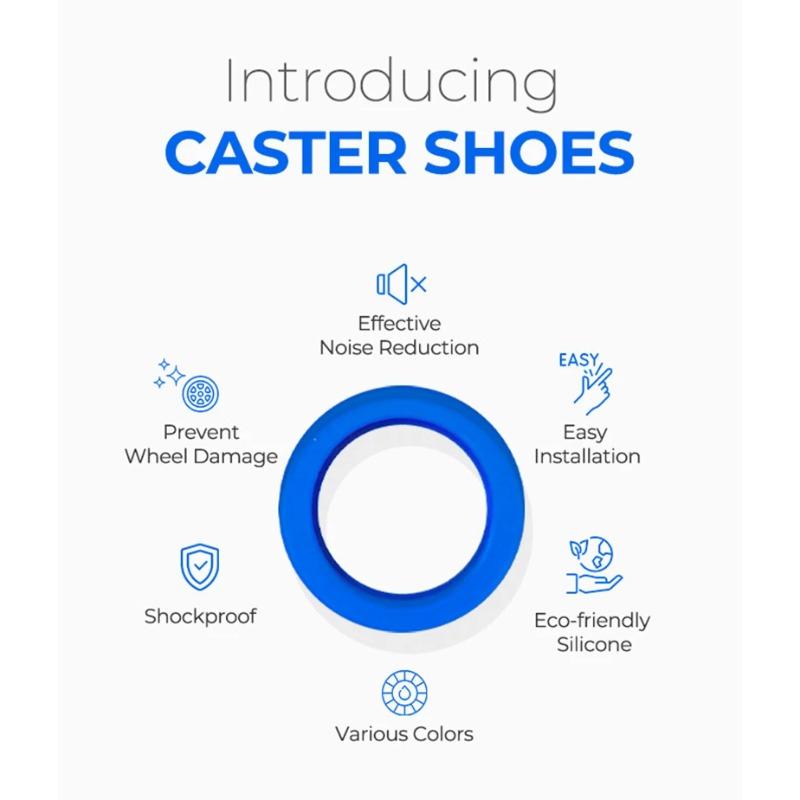 4PCS/Set Silicone Suitcase Wheels Protection Cover with Silent Sound Reduce Noise Trolley Box Luggage Caster Shoes Casters Cover