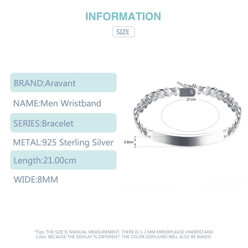 925 Silber breit 8 mm Armband Armreif für Frauen Männer Hochzeit Schmuck Geschenke