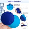 1PC Portable Nylon Ice Pack - Reusable Gel Cold/Hot Pack for Face Neck Shoulder Knee, Soft Durable, Home Use, Unisex