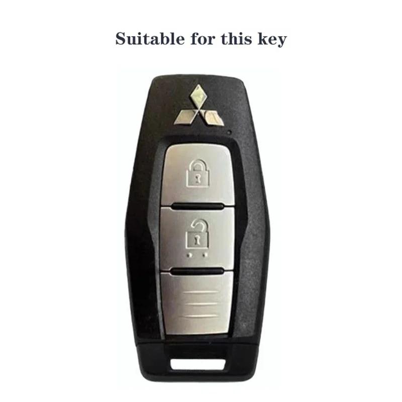 New Silicone Car Remote Key Case Cover Protect Shell Fob For Mitsubishi Outlander Holder Protection Accessories