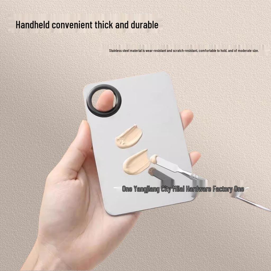 Beauty Mixing Palette Set: Stainless Steel Makeup & Nail Art Tool