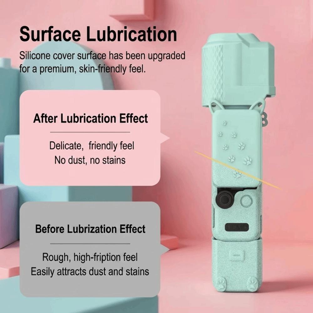 Silicone Material Lens Protector Anti-scratch Silicone Sleeve for DJI Osmo Pocket 4 Pocket Camera