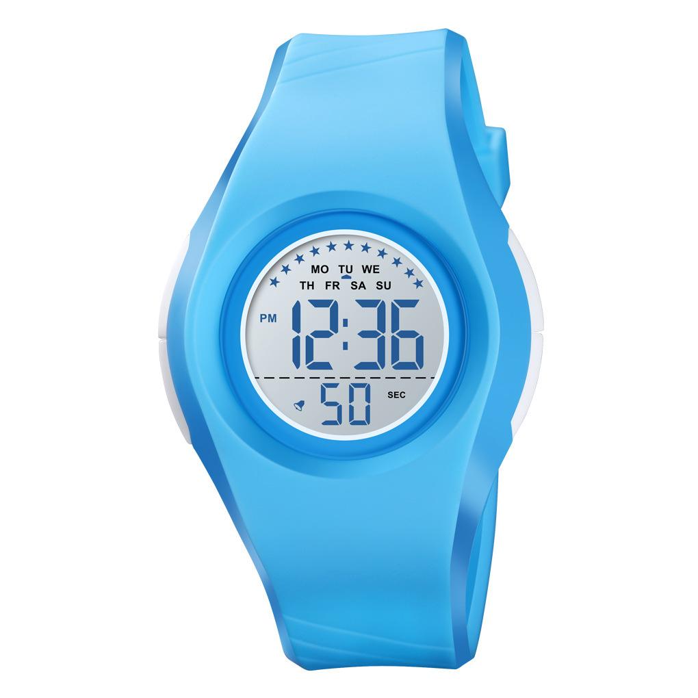 

Multifunctional sports waterproof children s watch, integrated case with male and female students electronic watch digital luminous