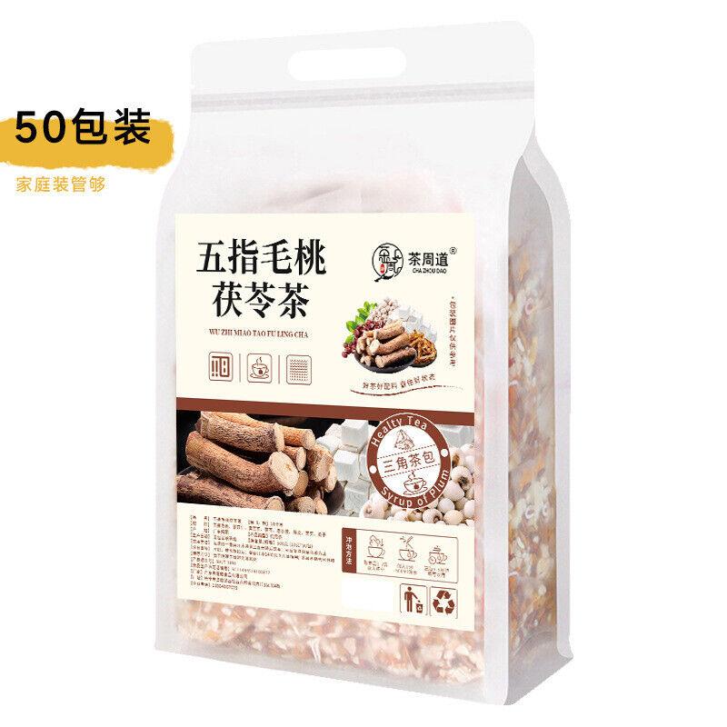 

Чай для здоровья Five Fingers Peach and Poria Wu Zhi Mao Tao, 250 г, треугольный пакетик 400g(8g*50 packs)