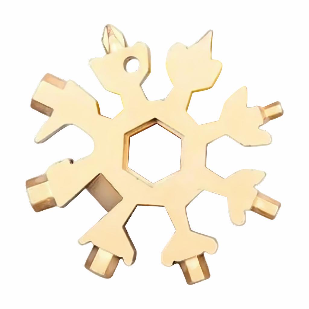 18-in-1 Multi-purpose Hexagon - Multi-function Snowflake- Bathroom Stainless Steel Universal Portable Tool Set
