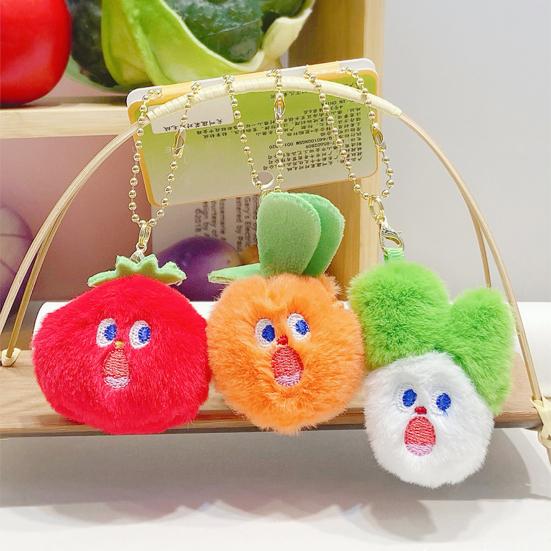 Muñeco de peluche con forma de seta de maíz y relleno de algodón PP suave con forma de dibujos animados, llavero de peluche con forma de verdura y gritos, regalo para niñas