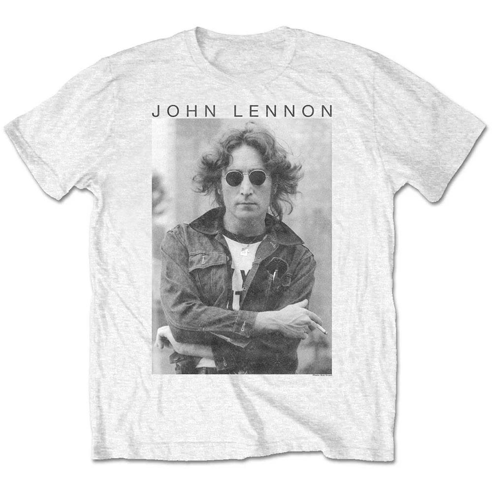 John Lennon People for Peace Piano Print Cotton TShirt Rock Legend Unisex Short Sleeve Tee