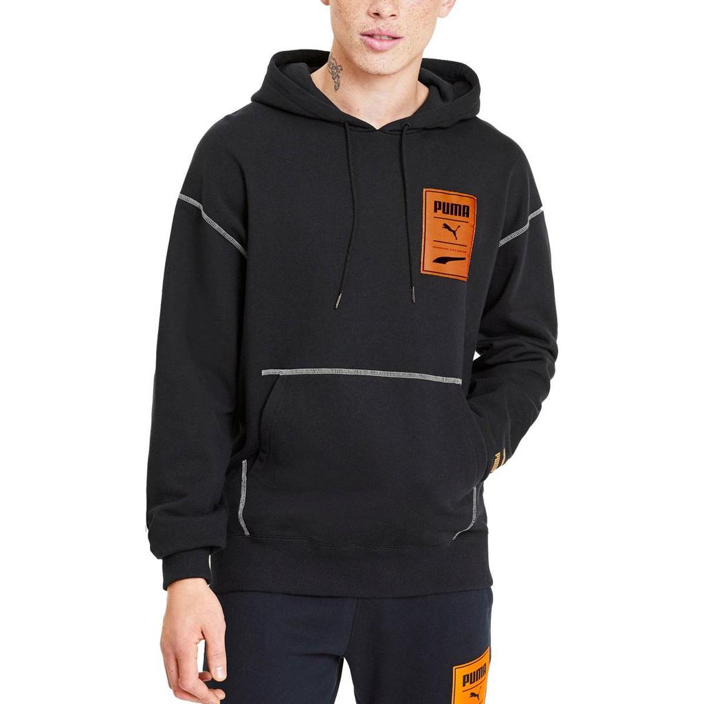 Puma ESS Sweatshirts Men's Black Hooded Moderate Regular 597886-01