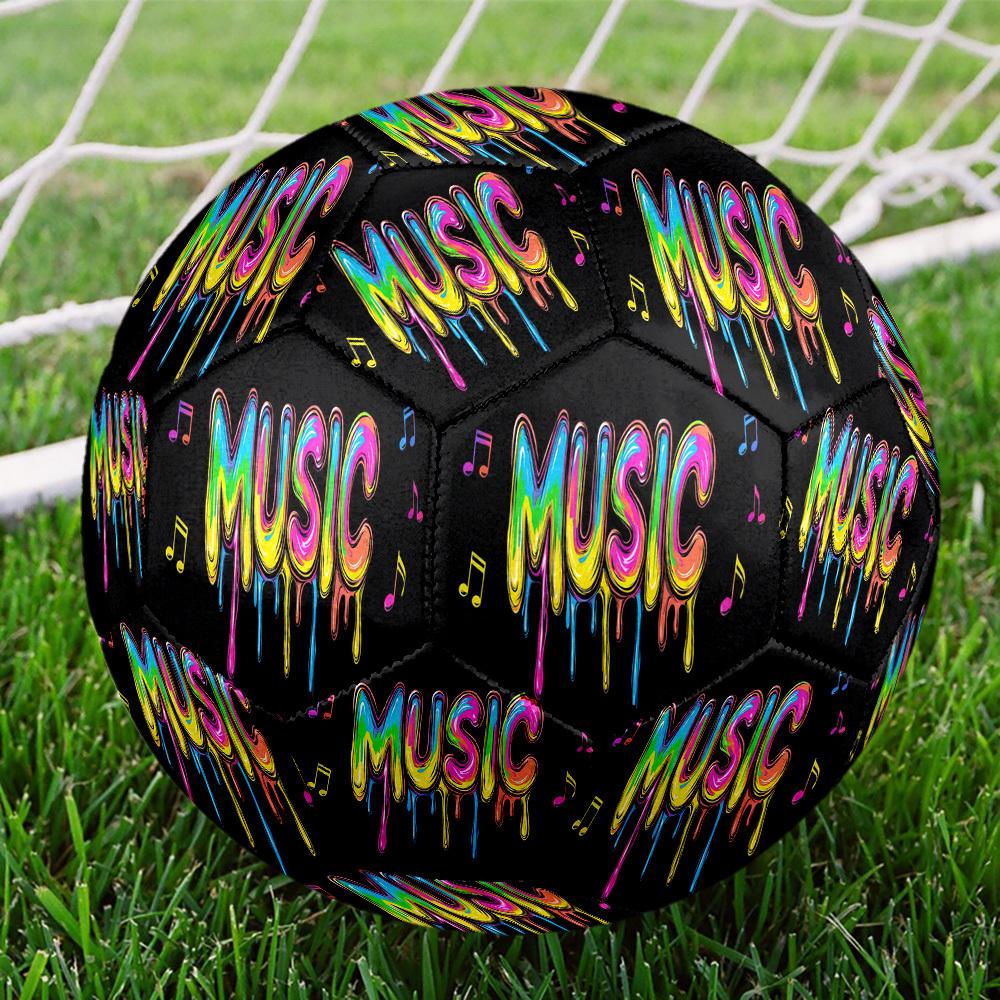 1 vnt. Spalvingas muzikos srautas Dydis 5 Futbolo kamuolys Profesionalios varžybos Treniruočių futbolo kamuolys Patalpų ir lauko sporto kamuolys Lengvas Patvarus c6553