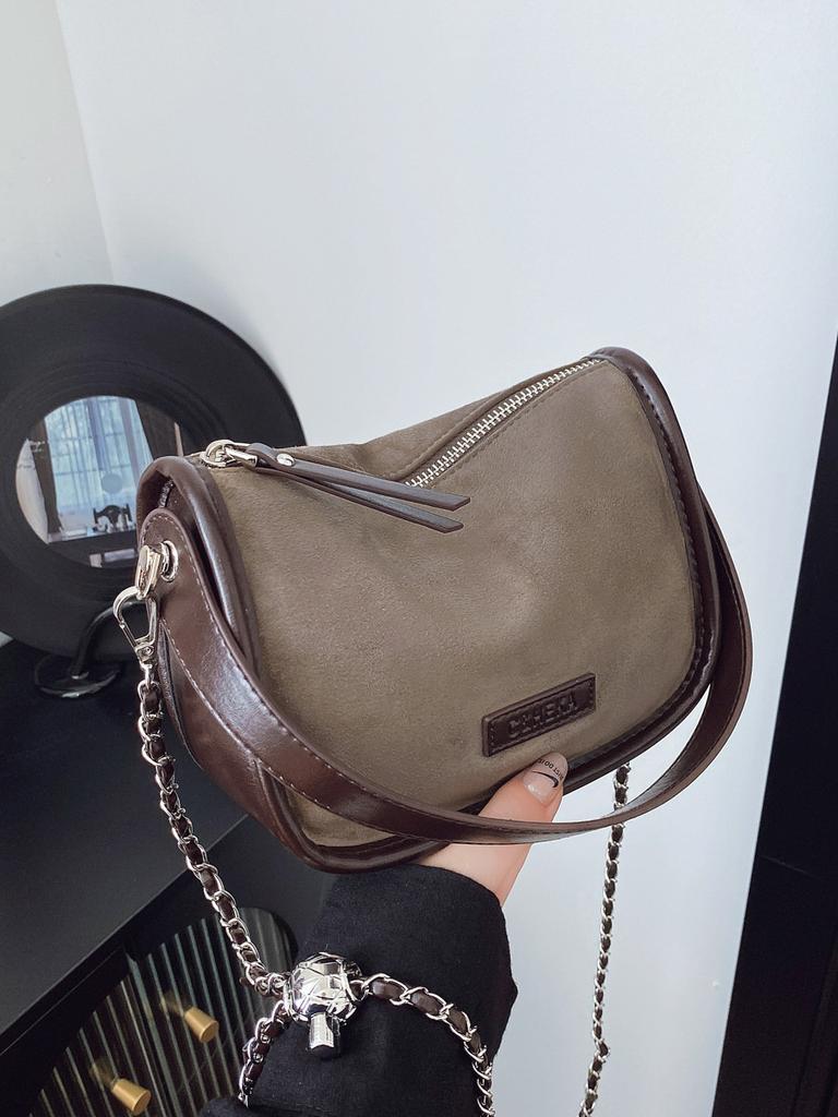 Underarm Bag Women's Autumn Versatile Fashion Chain Shoulder Messenger Bag High-end Sense Work Small Bag