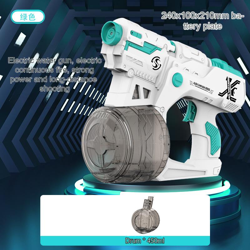 Non-Toxic Large Water Gunner Self-Integrated High Pressure Long Range Large Capacity Automatic Water Absorption M416 Electric Water Gun