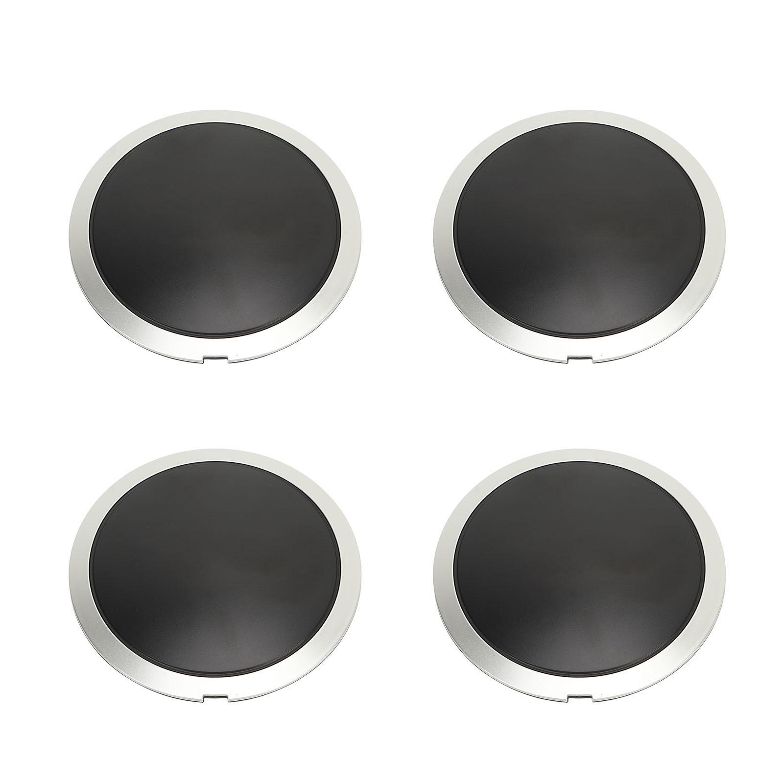 

4 шт. Колпак ступицы колеса 68078419AC Высокая твердость Центральный колпак с хромированной отделкой Замена для FIAT 500 2007 по 2019 White Circle Red Letter