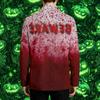 Men's Corduroy Business Casual with Halloween Print for Fall Parties and Everyday Wear