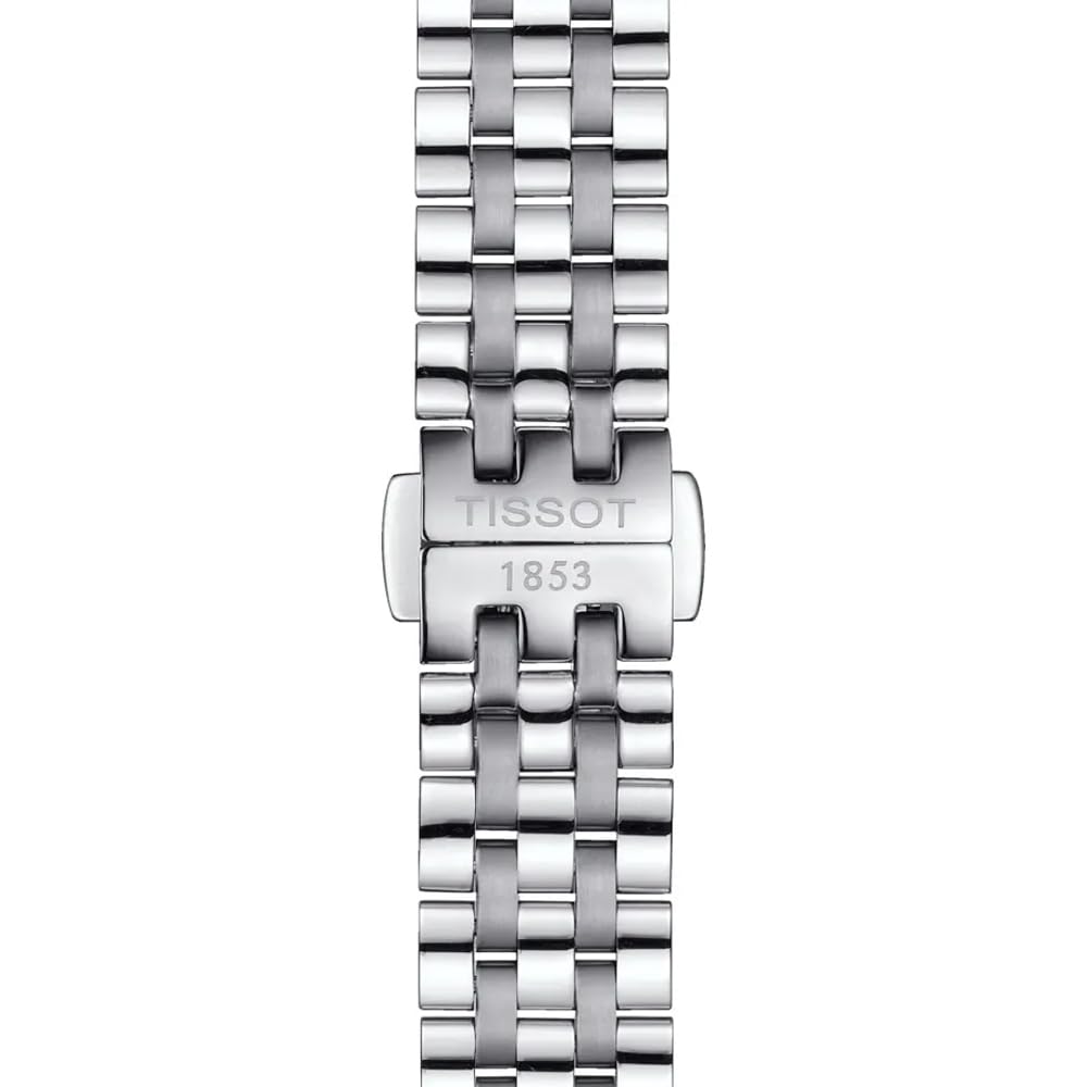TISSOT Carson Premium Automatic Ladies' Watch with Bracelet [Official Import] T1222071103300, Silver Dial