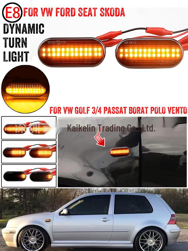 Volkswagen Bora Jetta Golf LED Flowing Water Fender Turn Signal Side Light Connector