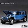 New 1:32 JEEPS Sahara Wrangler Simulation Toy Vehicles Model Sound and light Shock Absorbers Alloy Children Toys Collection Gift ALS1