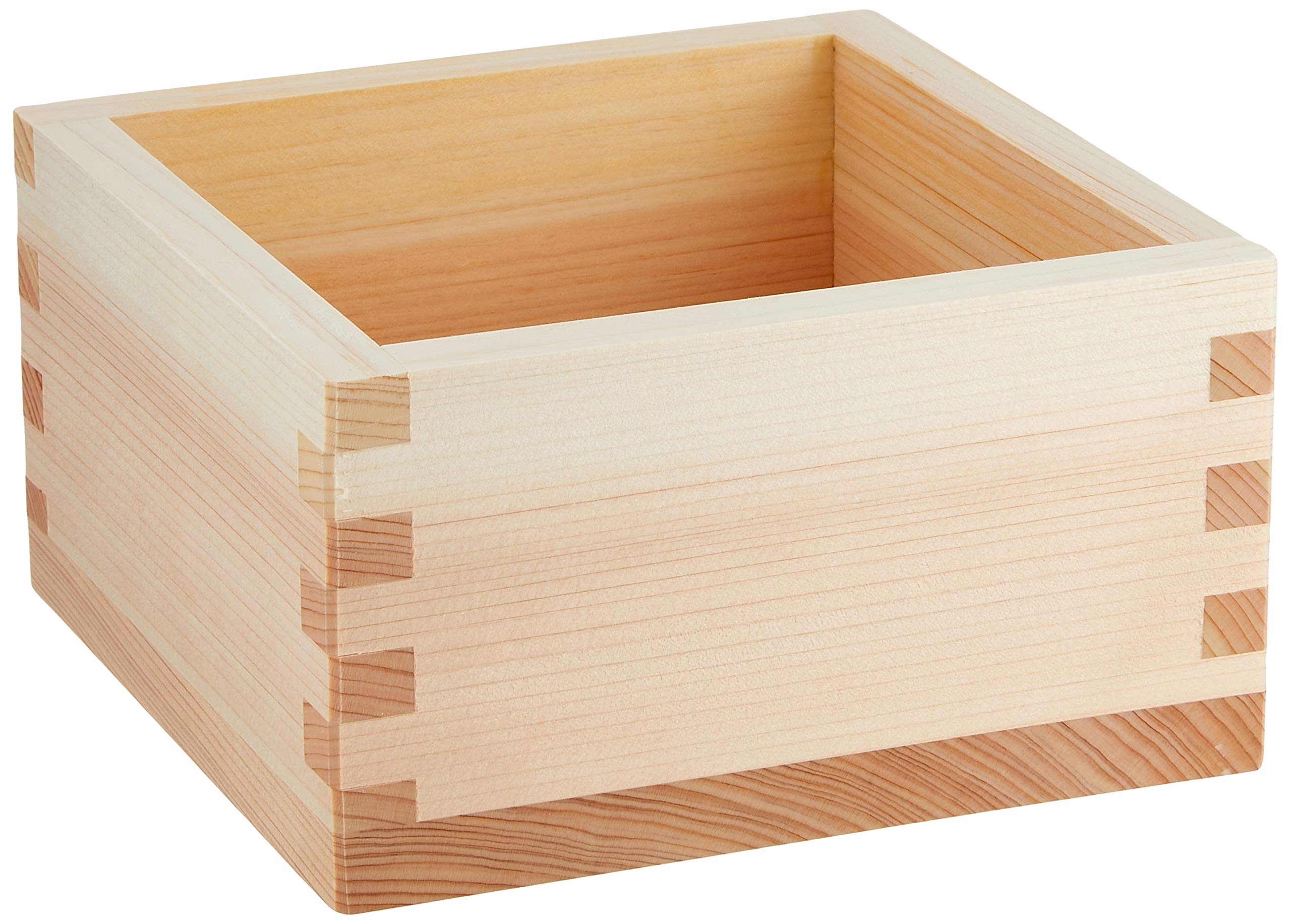 Erin Japan - Japanese Selected Goods - Brown Miyabi Urushi Kogei Wooden Measuring Hinoki Cypress Japan Qkm19050 Box, 5-Go Size, Wood,
