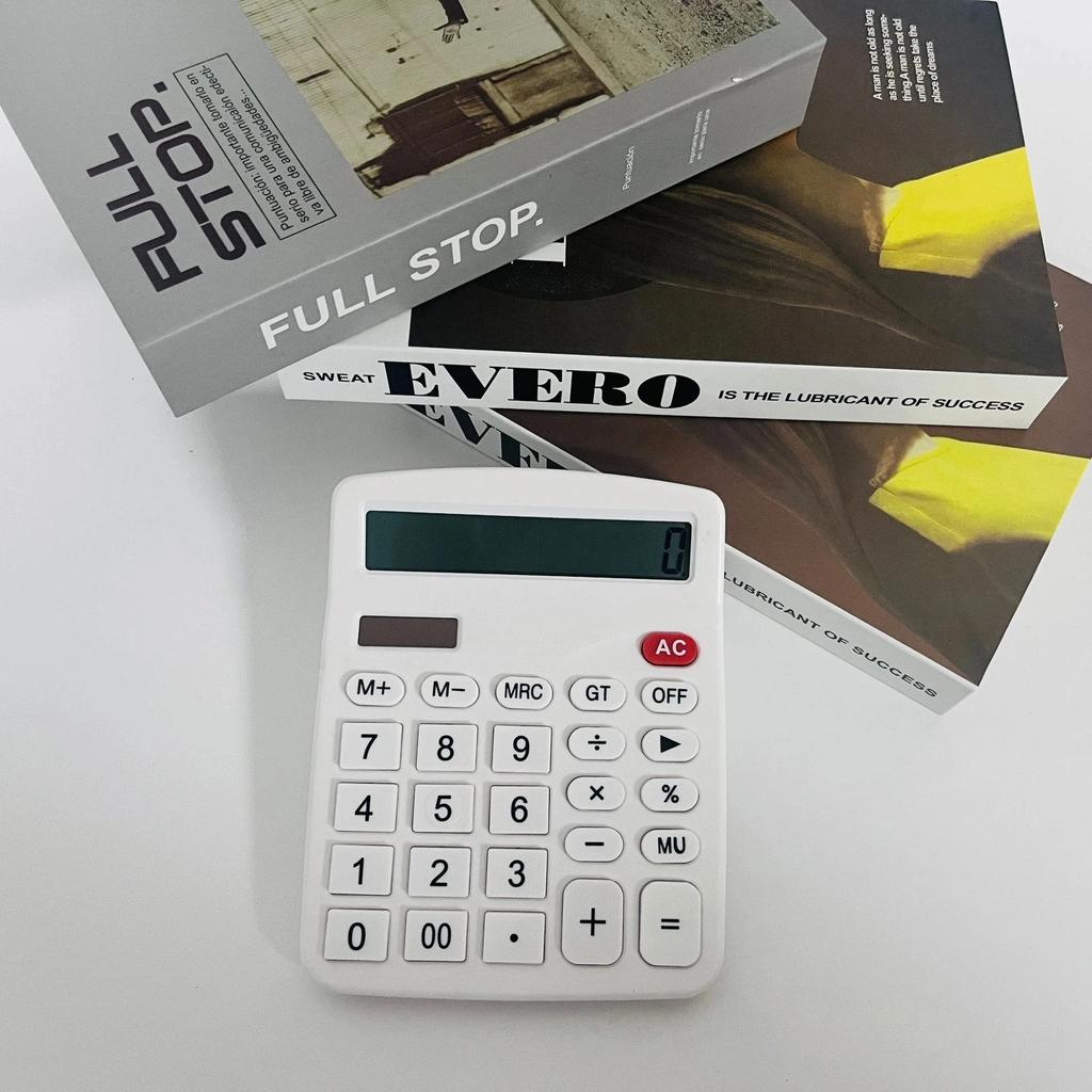 12-bit digital desktop calculator, large LCD screen suitable for office, school and home.